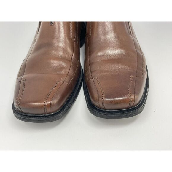 Clarks UnStructured Brown Leather Loafer Slip-On Casual Shoes Mens Size 14 M - Picture 2 of 10